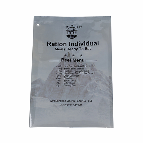 Back Sealed Bag For Ready Meal