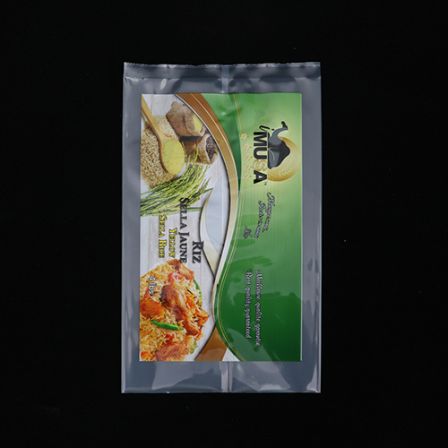 Back Sealed Bag For Yellow Rice