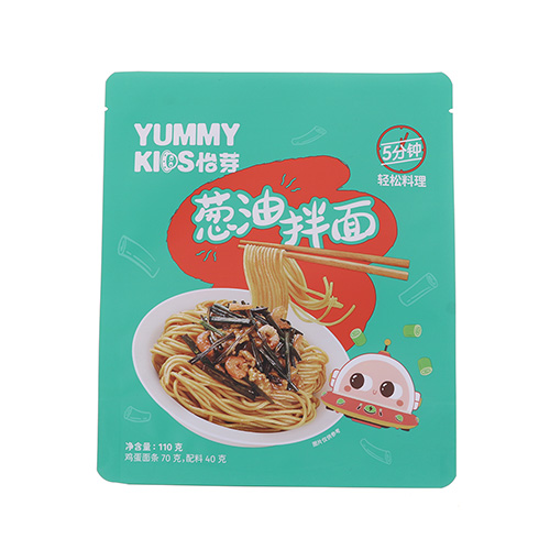 Stand Up Pouch For Noodles Tossed In Green Onion Oil