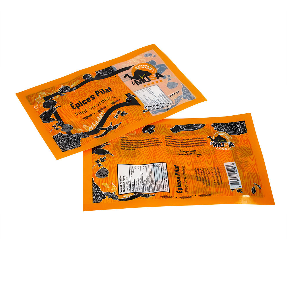 Three Side Seal Bag For Metallic Foil Pack